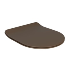 Assento Termofixo Slim com Slow Close e Easy Clean Nuova/Carrara/LK Marrom Fosco Deca