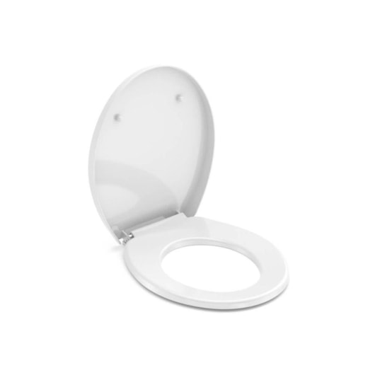 Assento Universal PP Original Zip Plus Branco Roca - Imagem principal - d5bac123-b456-465f-a3ba-d9f391b88901
