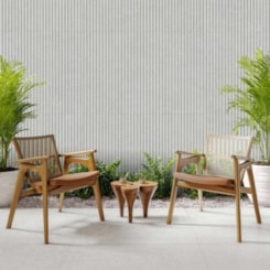 Azulejo Biancogres Canel Cannes Grigio Acetinado 45x90cm Retificado
