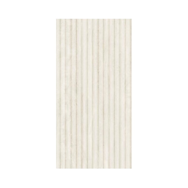 Azulejo Biancogres Flut Travertino Tivoli Acetinado 45x90cm Retificado
