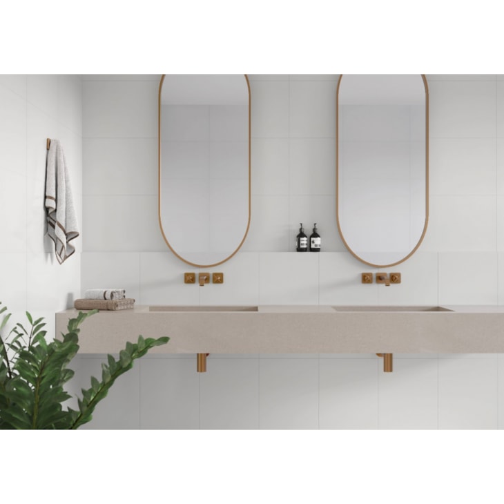 Azulejo Eliane Forma Branco Acetinado 33x61cm Bold