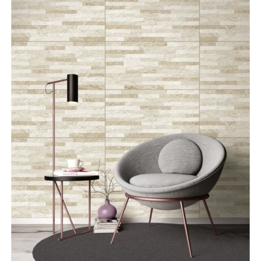 Azulejo Fioranno Cagliari Beige Plus Hd Acetinado 37x74cm Retificado - Imagem principal - 25286fd1-cc02-481f-a04c-d490b9d52380