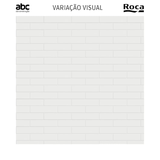 Azulejo Roca Fit White Acetinado 7,7x30,5cm Retificado - Imagem principal - e53182e1-938a-461e-bef1-717c93fefeb5