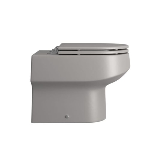 Bacia Convencional Carrara Soft Antracite Deca - Imagem principal - e0c63dcd-a785-46cc-9c9f-a3678fccd76f