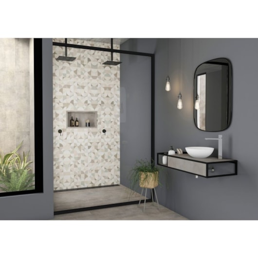 Bancada Brooklyn 100x42x16cm Nord Cement Natural Portobello - Imagem principal - 2fb35798-381e-4e79-bfb0-c6fb06ec1a8f