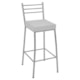 Banco Paris Prata e Branco Metalnew 75cm - 38bbd244-b078-4838-b0a8-cd06cece39f0