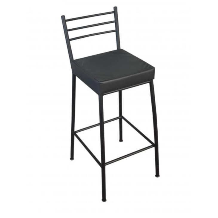 Banco Paris Preto Metalnew 75cm