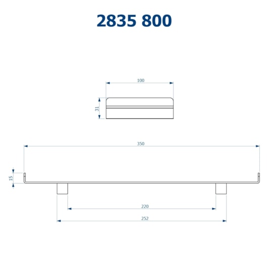 Bandeja 35cm  Barbara Dundes 2835 C800 Cromado Fani - Imagem principal - 54f494c6-1f28-4521-ab13-2318d5f6e805