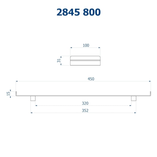 Bandeja 45cm  Barbara Dundes 2845 C800 Cromado Fani - Imagem principal - 2ec83035-a3d8-476a-999a-18c34afaca9a