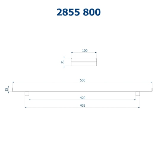 Bandeja 55cm  Barbara Dundes 2855 BK800 Preto Fosco Fani - Imagem principal - 2710b916-5d46-4b4c-be8f-4ab36fd2681d