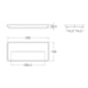 Bandeja Ona Brushed Branco Roca - 1d06c211-4e8c-4d13-b382-57d14458b73e