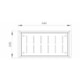 Bandeja Retangular Profunda Inox Escovado Debacco 44x22,5x8,3cm - 7c759daf-1b5b-44b7-9948-e2ba30424317