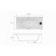 Banheira Acrílica Astra Com Aquecedor 220V Cayman Gran Luxo Astra 180x85x47cm - bf69d756-fe21-45fa-b765-7ee2a3496ba0