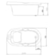 Banheira Acrílica Com Hidromassagem Acrilnew Semioval Standard Ouro Fino 1,56X0,65M 09.0514-S - b012fce2-efb5-4991-a76a-4b3e225f34f6
