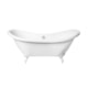 Banheira Acrílica De Imersão Antigua 175x73cm Com Pés Brancos Immersi - f5319ea5-51e5-4a9f-ba9d-ace699341fad
