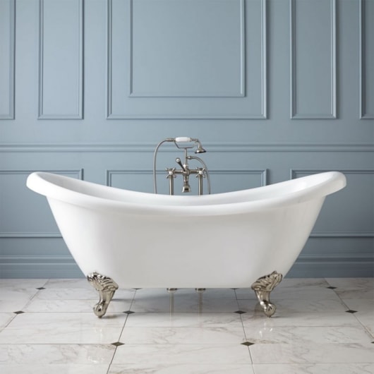 Banheira Acrílica De Imersão Antigua 175x73cm Com Pés Cromadas Immersi - Imagem principal - c1599008-9b9e-4b36-8001-0971aca50715