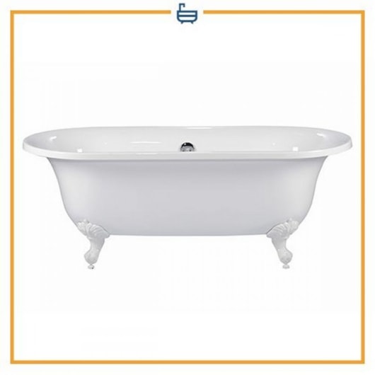 Banheira Acrílica De Imersão Dupla Clássica Devon 173x78cm Com Pés Brancos Immersi - Imagem principal - 02838992-6fe4-4007-8d62-5b5cdd3024f5