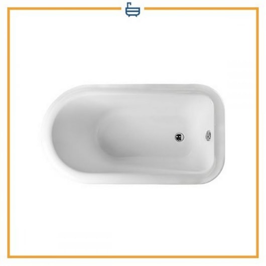 Banheira Acrílica De Imersão Individual Clássica Florian 135x74cm Com Pés Brancos Immersi - Imagem principal - 3aa83225-07b3-4b45-b020-116e2e3d5130