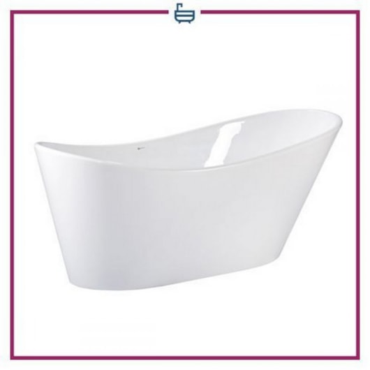 Banheira Acrílica De Imersão Individual Moderna Atlantida Glossy White 170x80cm Immersi - Imagem principal - 1b68c2fa-b808-4aac-8506-27c3d38abaab