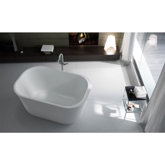 Banheira Acrílica De Imersão Moderna Açores Glossy White 140x80cm Immersi - Imagem principal - 5ce367ed-1afe-4355-9db4-7d8f26ad49d6