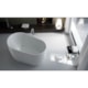Banheira Acrílica De Imersão Moderna Embau Glossy White 130x80cm Immersi - ff7c5a66-84be-43cb-a0fe-c38dce07533c