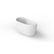Banheira Acrílica de Imersão Moderna Embau Matt White 130x80x75cm Immersi - 86a13568-9f79-44bb-bb7c-ba5b0502cf7d