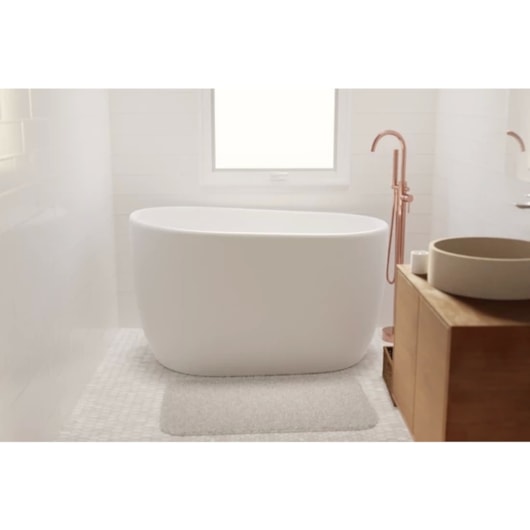 Banheira Acrílica de Imersão Moderna Embau Matt White 130x80x75cm Immersi - Imagem principal - e3c33aec-91f8-4991-8425-8767f0528207