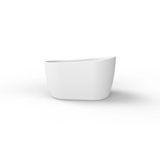 Banheira Acrílica de Imersão Moderna Embau Matt White 130x80x75cm Immersi - Imagem principal - ac92a8ae-987c-4ae9-9d0a-be716fc07678