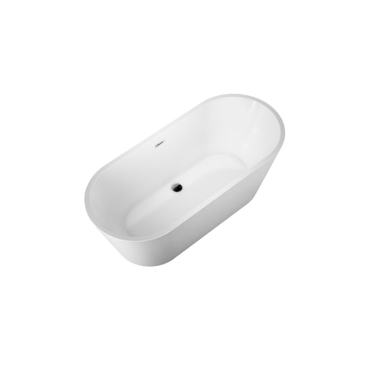 Banheira Acrílica De Imersão Moderna Gamboa 2 Glossy White Immersi 159,5x75x59cm  - Imagem principal - ad800664-8eab-4b82-b9dd-d47f15246ad2