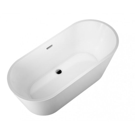Banheira Acrílica De Imersão Moderna Gamboa 3 Glossy White Immersi 169,5x75x59cm - Imagem principal - 7f39f8b8-e666-4222-a97a-c9e53dc4d77b