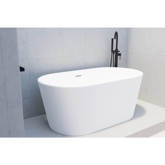 Banheira Acrílica de Imersão Moderna Gamboa Matt White Immersi 150x80x60cm - Imagem principal - 2b8fb517-9f49-47b5-b7cf-b0249fd3e1e7