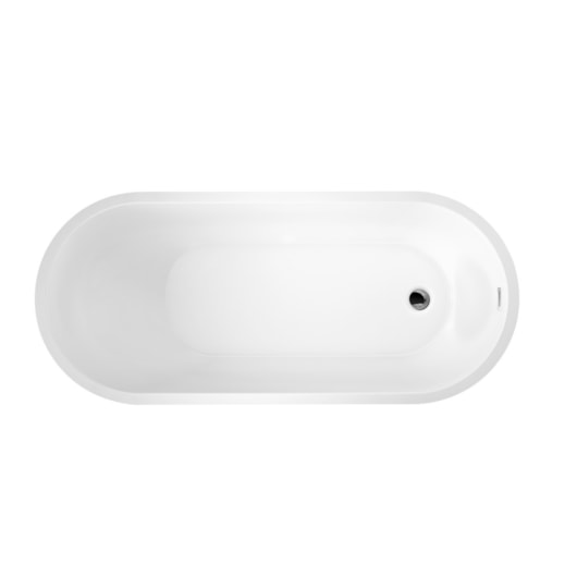 Banheira Acrílica De Imersão Moderna Maragogi Glossy White 129x80x60cm Immersi - Imagem principal - c6f81bba-570f-47df-938e-1eab5a73907f