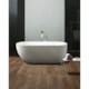 Banheira Acrílica De Imersão Moderna Maragogi Glossy White 129x80x60cm Immersi - 16273476-27d1-405a-b1b9-e0419d5f96f0