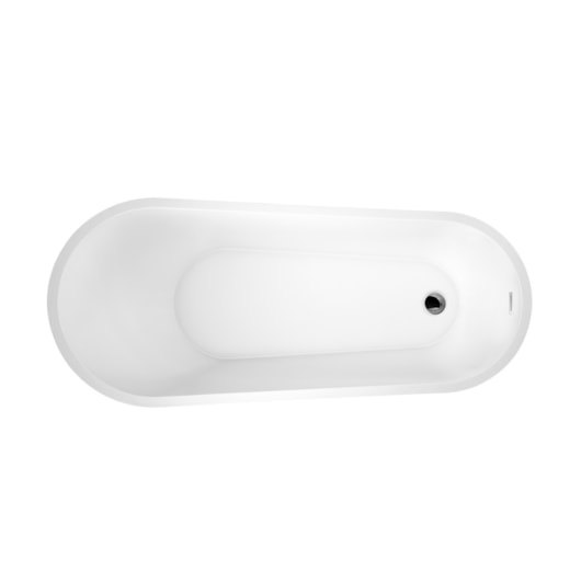 Banheira Acrílica De Imersão Moderna Marau Glossy White 152x72x73cm Immersi - Imagem principal - 08f56ec9-4987-4916-99fe-b6a66f4ad553