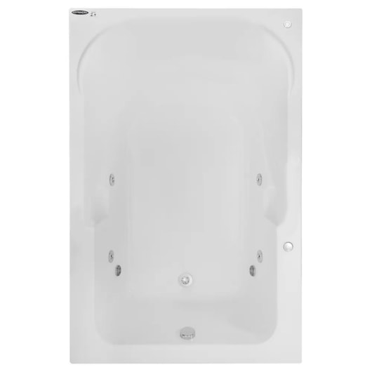 Banheira Acrílica Double Capri Luxo 170x110cm Astra - Imagem principal - e537fb3a-9b35-4f2d-95b6-f01c486fffa6