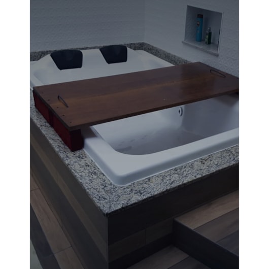 Banheira Acrílica Dupla Acrillic Top Line Ouro Fino 180x120x47cm  - Imagem principal - ef60b487-48f6-4cbe-aeda-9d01339996ec