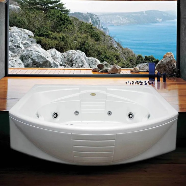 Banheira Acrílica Dupla Amea Com Aquecedor Jacuzzi 183x122x51cm