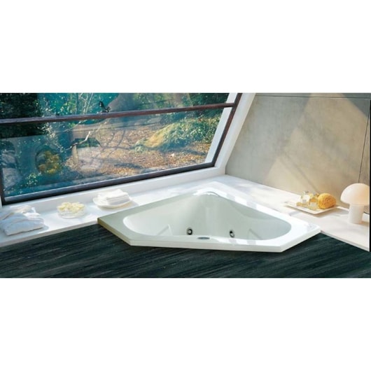 Banheira Acrílica Dupla Ápia Jacuzzi 152x152x54cm - Imagem principal - 47318fea-b88a-4344-ba2f-1bc18da37900