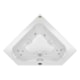 Banheira Acrílica Dupla Ápia Jacuzzi 152x152x54cm - 72072223-9fd1-420b-8847-3c8565da8b66
