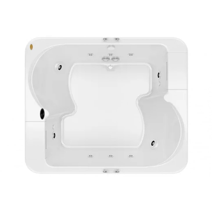 Banheira Acrílica Dupla Aura 182,5x152,5x51cm Jacuzzi