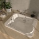 Banheira Acrílica Dupla Aura 183x153x51cm Com Aquecedor Jacuzzi - 03ea9cbe-0240-48df-b354-0f0ac053684f