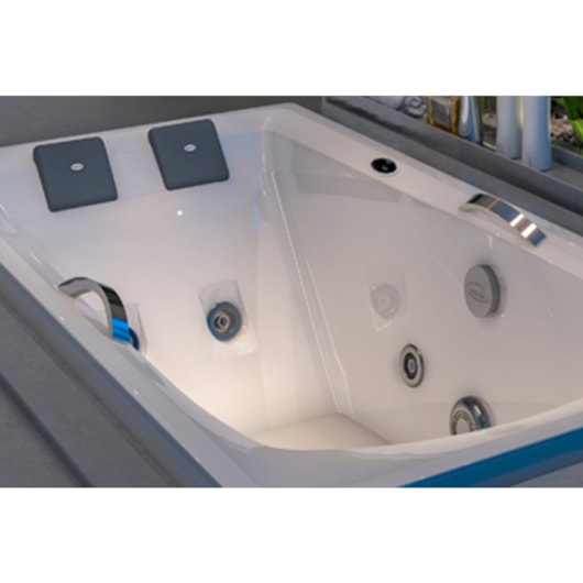 Banheira Acrílica Dupla Carina 170x110cm G2 Jacuzzi - Imagem principal - 169453f2-700c-4dd5-8cdd-a5c45ef330be