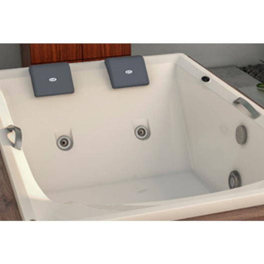Banheira Acrílica Dupla Carina 170x110cm G2 Jacuzzi - Imagem principal - d892650a-6da9-44c3-bda7-92022b1ac64a