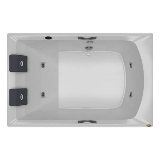 Banheira Acrílica Dupla Carina 170x110cm G2 Jacuzzi - Imagem principal - 7c0cb8e9-b301-4400-85ee-6cdf69a34613