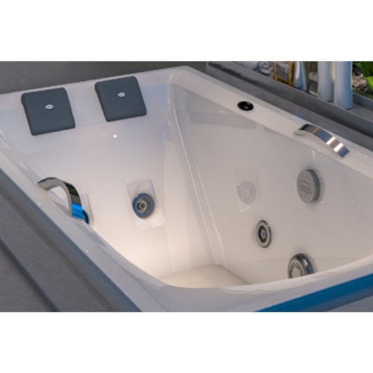 Banheira Acrílica Dupla Carina G4 Jacuzzi 170x110cm - Imagem principal - 039f60d3-3dcb-45db-9e5a-5eb2cba792be