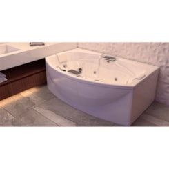 Banheira Acrílica Dupla Ciprea 183x122x66cm Com Aquecedor Jacuzzi