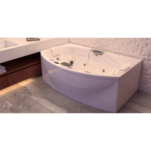 Banheira Acrílica Dupla Ciprea 183x122x66cm Jacuzzi - Imagem principal - a61908f2-d4d5-4927-8784-7d01c9d4c233