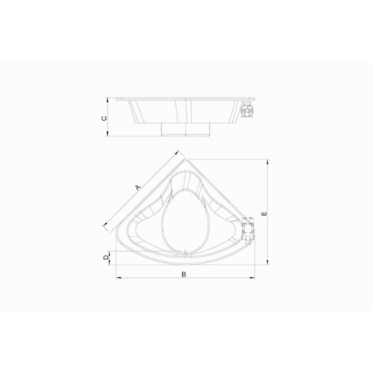 Banheira Acrílica Dupla Com Aquecedor Innovare Gran Luxo Astra 160x210cm   - Imagem principal - 887a03d0-c4de-4f53-85e2-94a5ec81a0b0