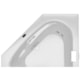 Banheira Acrílica Dupla De Canto Castello 165x165x58cm Com Aquecedor Jacuzzi - 937d660d-fc7b-467d-b785-e4d0ffbab363