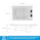 Banheira Acrílica Dupla Double Tahiti Super Luxo 180x130cm Astra - 29111ce9-8e6d-4a73-b48a-8a86b5572444